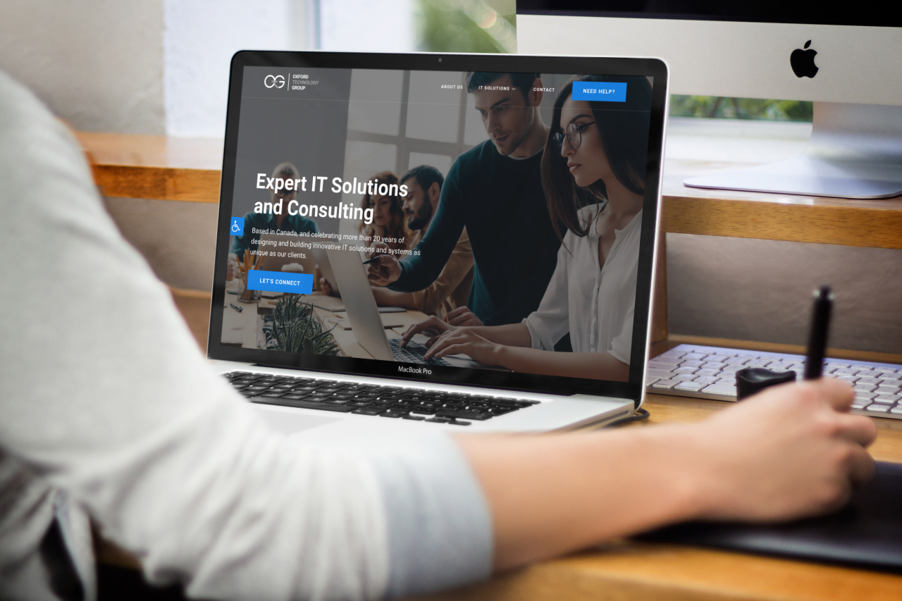 Oxford Technology Group Website Screenshot